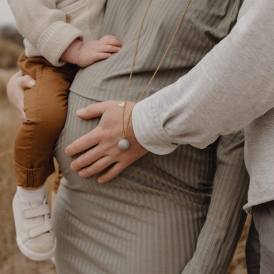 Bola Μενταγιόν Εγκυμοσύνης Grey/Mint - Proud Mama