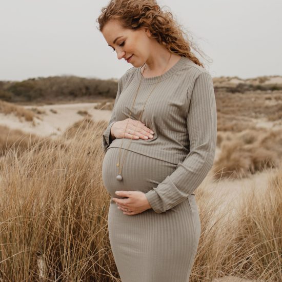 Bola Μενταγιόν Εγκυμοσύνης Grey/Mint - Proud Mama