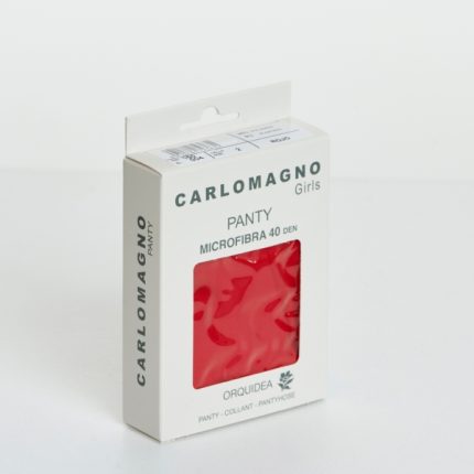 Carlomagno - Καλσόν Microfiber 40den από 3 Μηνών έως No37 Κόκκινο
