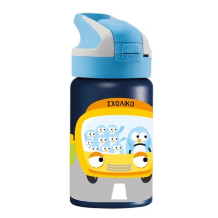 Παγούρι Θερμός Μπλε Σχολικό 350ml - Laken