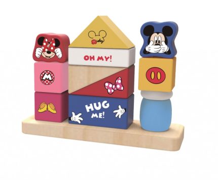 Ξύλινοι Κύβοι Κάστρο Mickey & Minnie DTY009 6970090048937# 18m+ - Tooky Toy