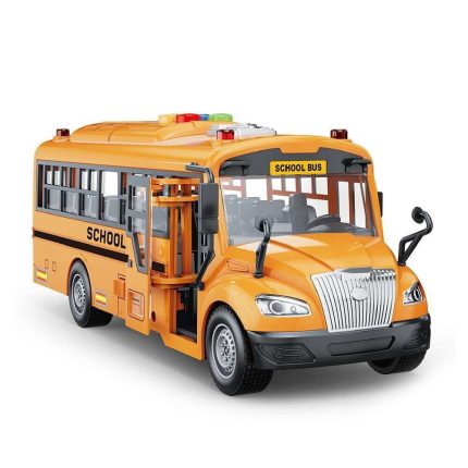 Φρίξιον Σχολικό Λεωφορείο 27cm σε κουτί με Φώτα και Ήχους - Ανοίγουν Πόρτες RJ5506 3+ - Martin Toys