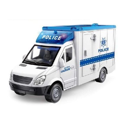 Φρίξιον Police Van 27cm σε κουτί με Φώτα και Ήχους - Ανοίγουν Πόρτες RJ5501C 3+ - Martin Toys
