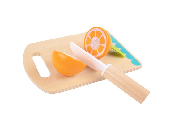 Ξύλινα Φρούτα με Ξύλο Κοπής TK111 6972633373834 3+ - Tooky Toy