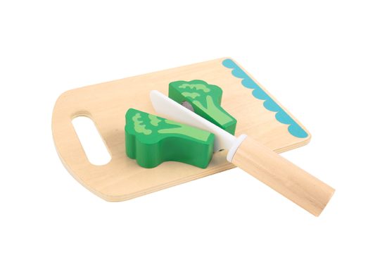 Ξύλινα Λαχανικά με Ξύλο Κοπής TK112 6972633373841 3+ - Tooky Toy