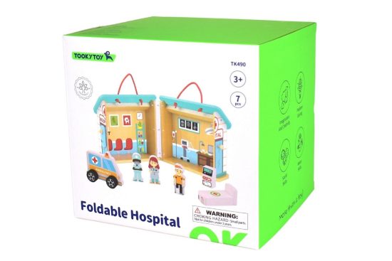 Ξύλινο Βαλιτσάκι Νοσοκομείο TK490 6972633374541# 3+ - Tooky Toy