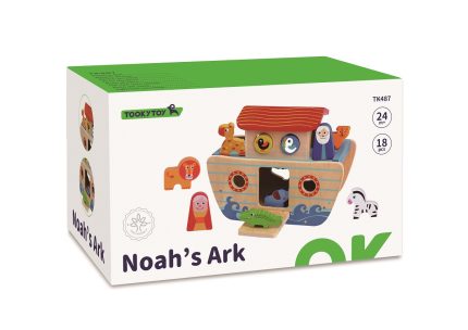 Ξύλινη Κιβωτός του Νώε TK487 6972633374510# 24m+ - Tooky Toy