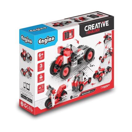 Παιχνίδι Κατασκευών Creative Builder Κατασκευή οχημάτων Σετ 10 μοντέλα 321.043 6+ - Engino