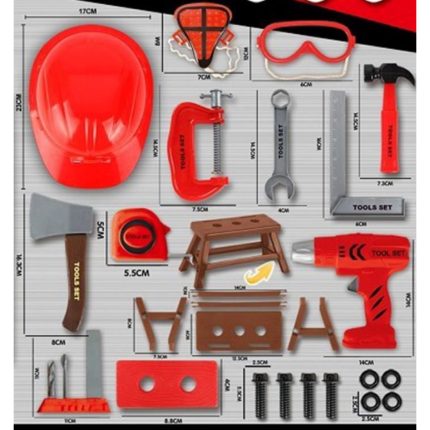 Σετ Εργαλεία 48cm με Κράνος 3699-BH05 3+ - Martin Toys