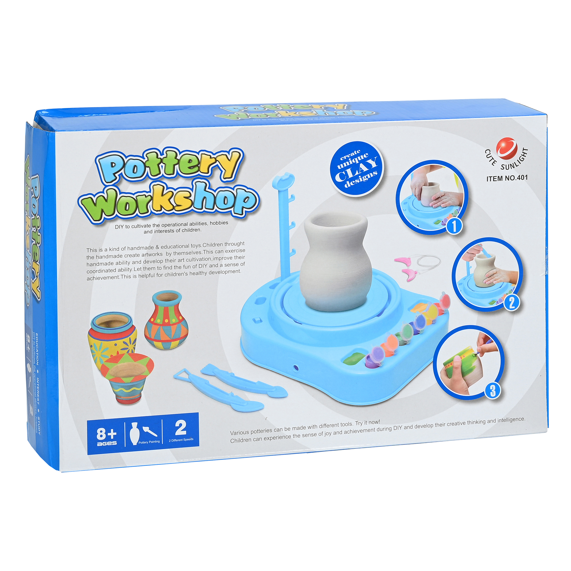 Εργαστήριο Πηλού, Ζωγραφικής 401 8+ Μπλε - Martin Toys Εργαστήριο Πηλού, Ζωγραφικής 401 8+ Μπλε - Martin Toys