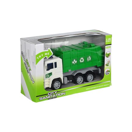 Φρίξιον Φορτηγό Ανακύκλωσης 22cm 1:20 σε κουτί με Φώτα και Ήχους 661-3A 3+ - Martin Toys