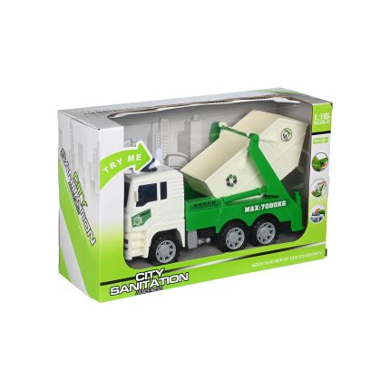 Φρίξιον Φορτηγό Ανακύκλωσης 22cm 1:20 σε κουτί με Φώτα και Ήχους 661-4A 3+ - Martin Toys