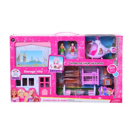 Σετ Villa με Ελικόπτερο 49cm 7833 3+ - Martin Toys