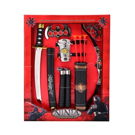 Σετ Ninja 50cm σε κουτί Τόξο-Σπαθί-Αξεσουάρ 8501 3+ - Martin Toys