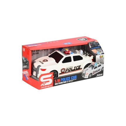Φρίξιον Police 25cm 1:16 σε κουτί με Φώτα και Ήχους JS124B 3+ - Martin Toys