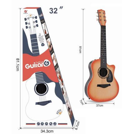 Ξύλινη Κιθάρα 81cm σε κουτί 898-84 3+ - Martin Toys