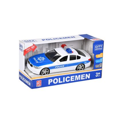 Φρίξιον Police 25cm 1:16 σε κουτί με Φώτα και Ήχους- Ανοίγουν Πόρτες RJ3370A 3+ - Martin Toys