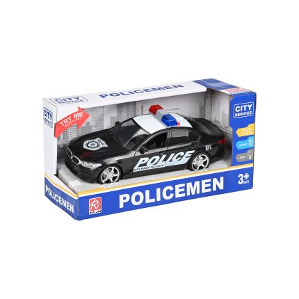 Φρίξιον Police 25cm 1:16 σε κουτί με Φώτα και Ήχους- Ανοίγουν Πόρτες RJ3370B 3+ - Martin Toys