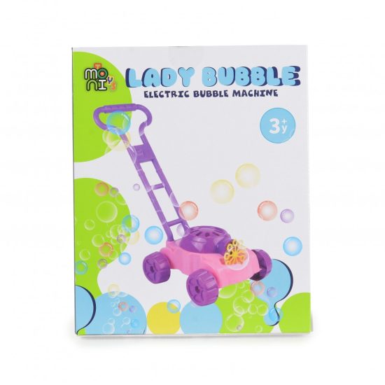 Ηλεκτρικό Χορτοκοπτικό με Μηχανισμό για Φούσκες Lady Bubble BV094 3800146224264 3+ - Moni Toys
