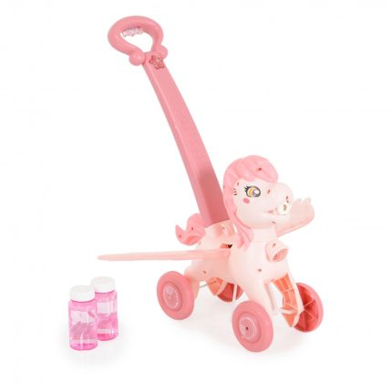 Ηλεκτρικό Πόνυ με Μηχανισμό για Φούσκες Pony Pink Wings BV089 3800146224202 3+ - Moni Toys