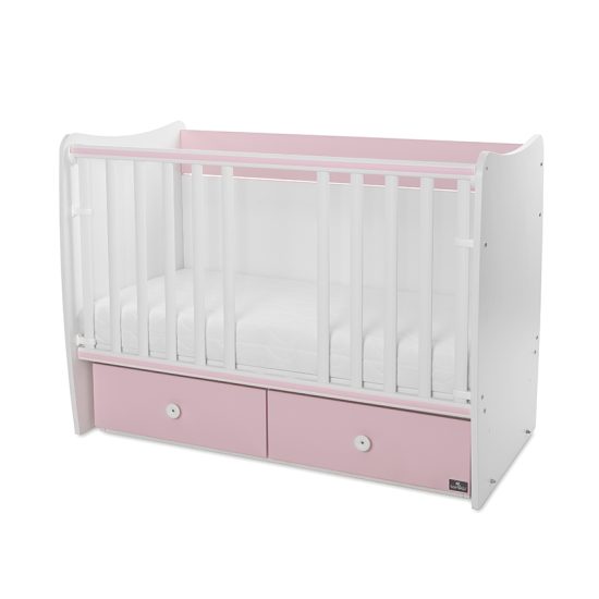 Lorelli Πολυμορφικό Κρεβατάκι Μωρού Matrix New 120x60 White & Orchid Pink 10150600038P