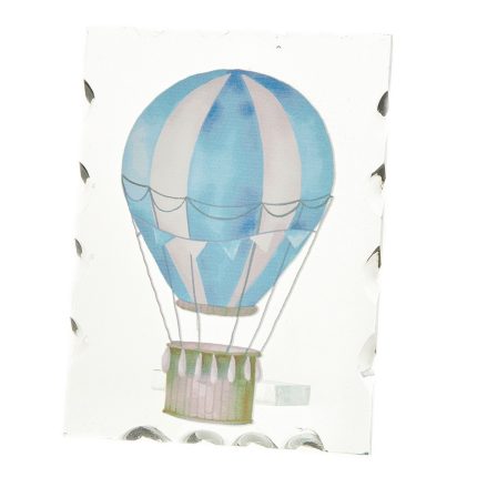 Αερόστατο σε Γυάλινη Βάση (6x8cm) Κ760