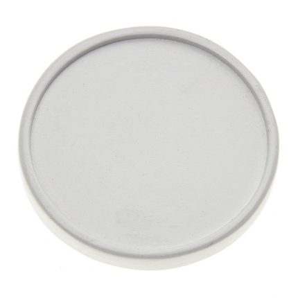 Στρόγγυλο Σουβέρ Λευκό (9,5x1,3cm) Κ812