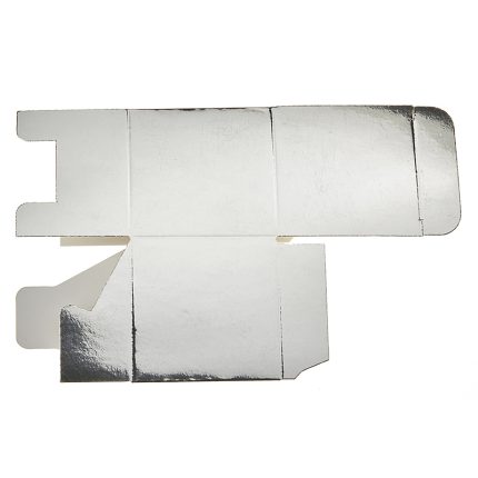 Χάρτινο Κουτάκι Ασημί (6x6cm) ΡΤ113-2
