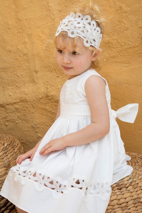 Βαπτιστικό Φορεματάκι για κορίτσι Εκρού Fani 1332, Bambolino