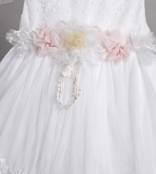 Βαπτιστικό Φόρεμα για Κορίτσι Λευκό 2820-1, New Life