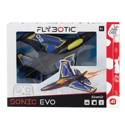 Λαμπάδα Silverlit Flybotic Sonic Evo Τηλεκατευθυνόμενο Αεροπλάνο Μπλε 8+, As Company