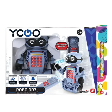 Λαμπάδα Silverlit Ycoo Robo DR7 Τηλεκατευθυνόμενο Ρομπότ - Μιλάει Ελληνικά 5+ - As Company