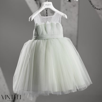 Βαπτιστικό Φορεματάκι για κορίτσι Βεραμάν-Ιβουάρ EXC6303, Vinteli
