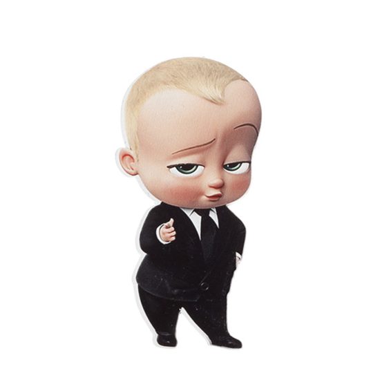 Μπομπονιέρα Βάπτισης Ξύλινη Baby Boss με Μαγνήτη 12cm ΜΓ-114 24τμχ, Bellissimo