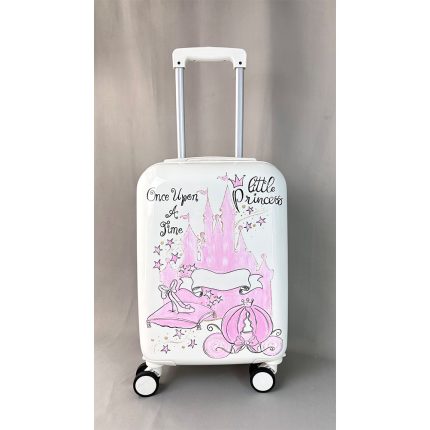 Βαλίτσα Βάπτισης Trolley Ζωγραφισμένη με Θέμα Κάστρο Little Princess (52x32x20cm) | ΖΒΑΛΑ160