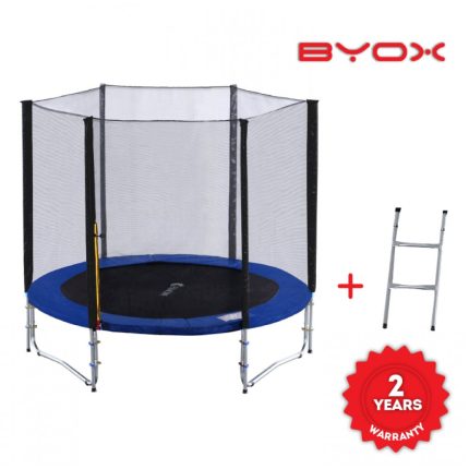 Byox Τραμπολίνο με Δίχτυ και Σκάλα 8 Ft trampoline TX-T18 3800146228644