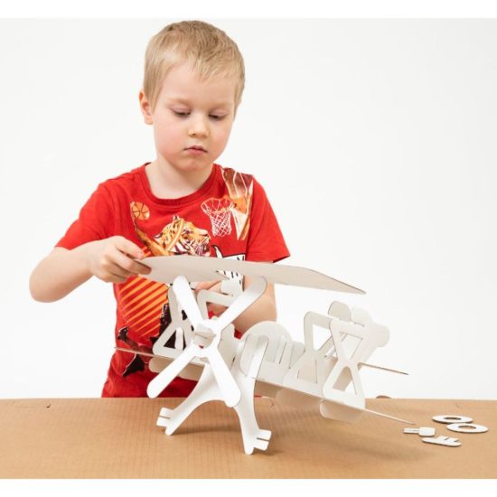 Annahouse Airplane 3D Model by Allocacoc – Τρισδιάστατο Μοντέλο από Χαρτόνι 6+