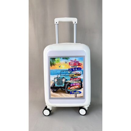 Βαλίτσα Βάπτισης Trolley Τζιπ Παραλία (52x32x20cm) | ΒΑΛΑ142