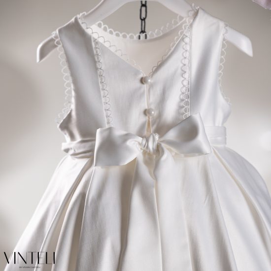 Βαπτιστικό Φορεματάκι για κορίτσι Ιβουάρ CLS6313, Vinteli