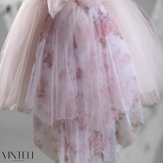 Βαπτιστικό Φορεματάκι για κορίτσι Ροζ EXC6308, Vinteli