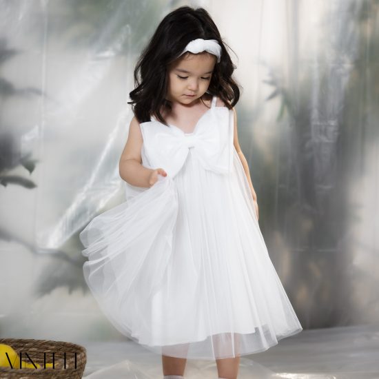 Βαπτιστικό Φορεματάκι για κορίτσι Ιβουάρ PRM6323A, Vinteli