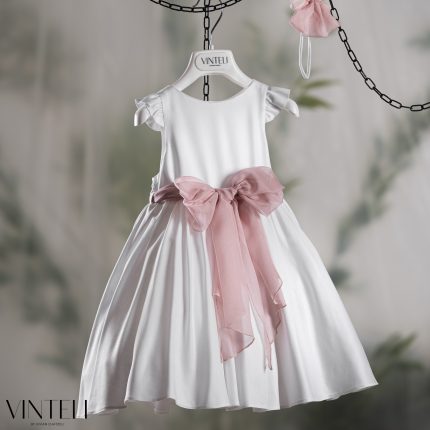 Βαπτιστικό Φορεματάκι για κορίτσι Ιβουάρ PRM6328, Vinteli