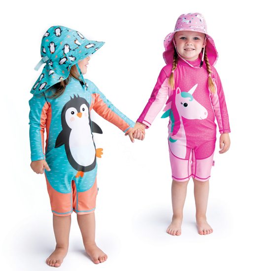 Cape Sunhat UPF50 Penguin - Zoocchini