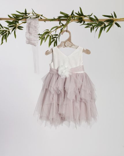 Βαπτιστικό Φορεματάκι για Κορίτσι Ροζ ΦΔ-12, Lollipop