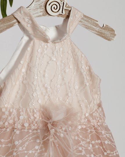 Βαπτιστικό Φορεματάκι για Κορίτσι Ροζ ΦΔ-2409, Lollipop
