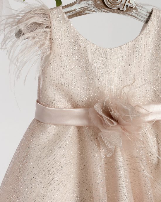 Βαπτιστικό Φορεματάκι για Κορίτσι Ροζ ΦΔ-2407, Lollipop
