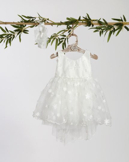Βαπτιστικό Φορεματάκι για Κορίτσι Λευκό ΦΔ-2401, Lollipop