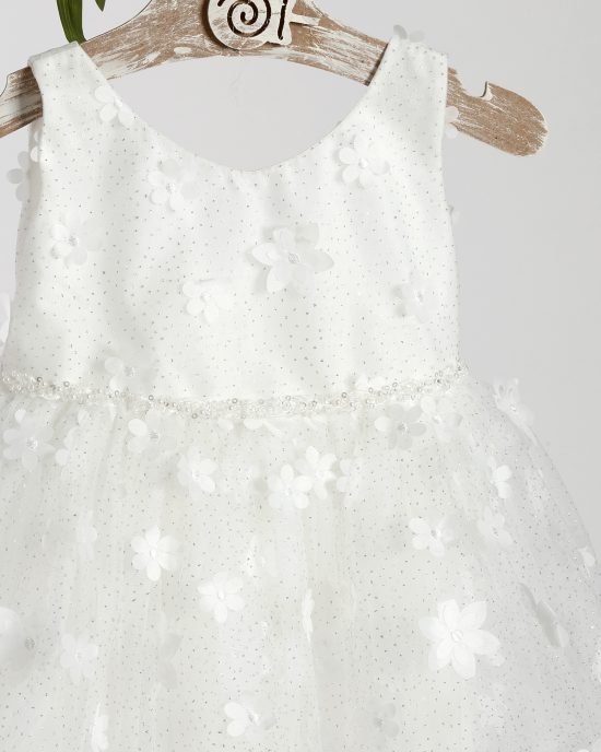 Βαπτιστικό Φορεματάκι για Κορίτσι Λευκό ΦΔ-2401, Lollipop