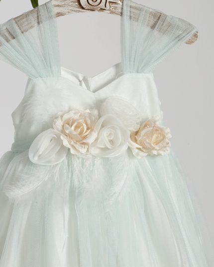 Βαπτιστικό Φορεματάκι για Κορίτσι Λευκό-Βεραμάν Φ-2418, Lollipop
