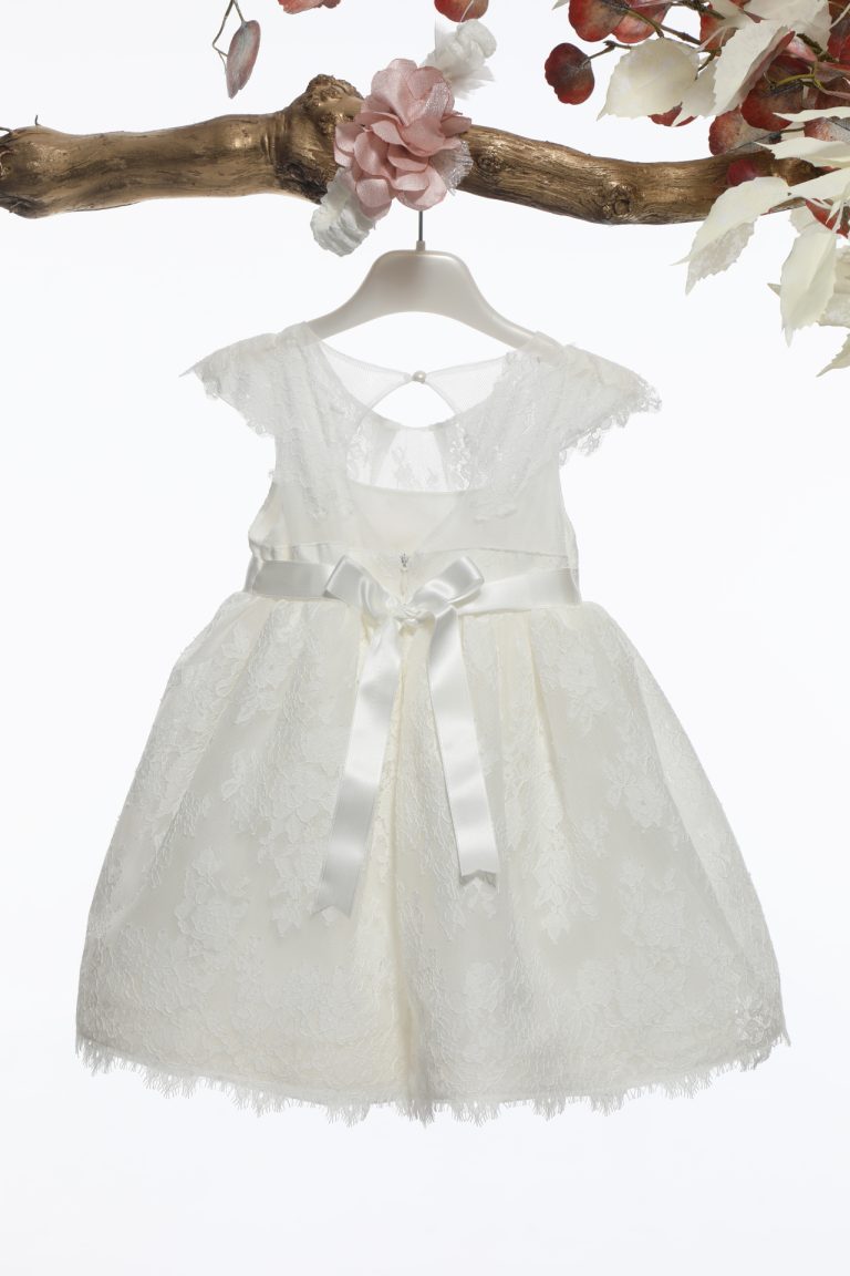 Βαπτιστικό Φορεματάκι για Κορίτσι Ιβουάρ Κ4586, Mi Chiamo